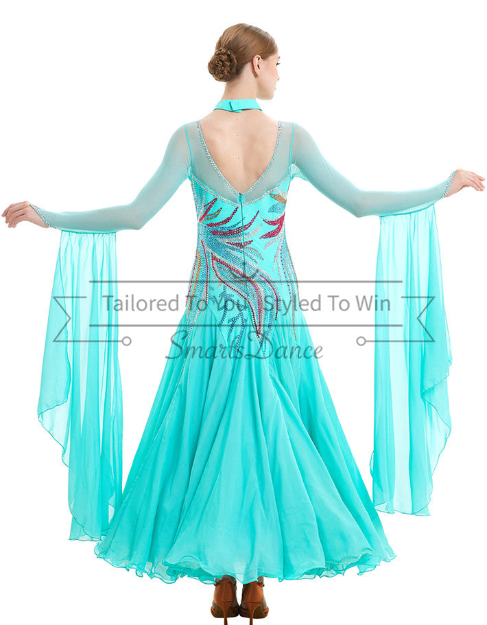 women's ballroom dresses Competition performance Latin dancing dress "Sparta" BLD_202401 Womens Dresses Ballroom/Smooth Dance Competition Dresses -