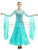 Women Long Sleeve Lycra Spandex Ballroom Dresses Gowns SD-BD35