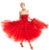 Red Square Neckline Sleeveless Ballroom Latin Dance Dresses SD-BD56 - Smarts Dance
