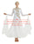 White With Gold Lace Ballroom Smooth Standard Dance Dresses SD-BD12 - Smarts Dance