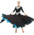 Black With White Lace Appliques Ballroom Tango Dance Dresses SD-BD68 - Smarts Dance