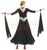 Black With White Lace Appliques Ballroom Tango Dance Dresses SD-BD68 - Smarts Dance
