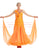 Orange Big Crystals Dress For Ballroom Tango Salsa Latin Rhythm Dance SD-BD42 - Smarts Dance