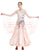 Pearl Beading Mesh Sleeve Ballroom Dance Dress SD-BD31 - Smarts Dance