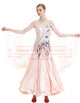 Pearl Beading Mesh Sleeve Ballroom Dance Dress SD-BD31