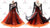 Black And Orange Competitive Dancing Costumes High School Dance Dresses BD-SG4000