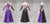 Black And Purple Applique Fashion Latin Dance Dresses Rhythm Wear LD-SG2316