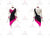 Black And Purple Beads Latin Dance Dress Rumba Dancesport Gowns LD-SG2001