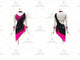 Black And Purple elegant rumba dancing clothing popular latin dance competition dresses crystal LD-SG2001