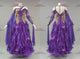 Black And Purple fashion prom performance gowns formal homecoming dancesport dresses satin BD-SG4342