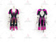 Black And Purple elegant rumba dancing clothing luxurious salsa stage gowns crystal LD-SG1972