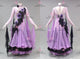 Black And Purple fashion prom performance gowns sexy ballroom stage costumes swarovski BD-SG4302
