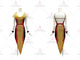 Black And Red And Yellow elegant rumba dancing clothing long latin performance costumes rhinestones LD-SG1984