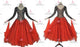 Black And Red contemporary Smooth dancing costumes harmony prom dance competition dresses beads BD-SG4009