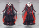 Black And Red fashion prom performance gowns personalized ballroom performance costumes applique BD-SG4321