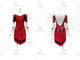 Black And Red elegant rumba dancing clothing quality rumba competition dresses chiffon LD-SG1975