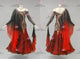 Black And Red newest prom performance gowns fashion homecoming champion dresses velvet BD-SG4371