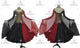 Black And Red contemporary Smooth dancing costumes juvenile prom dancing gowns chiffon BD-SG4018