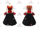 Black And Red contemporary Smooth dancing costumes lady ballroom stage costumes swarovski BD-SG3990