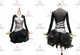 Black And White cheap rumba dancing costumes harmony latin dance competition skirts swarovski LD-SG2324