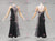 Black And White Satin Design Latin Dance Costumes Rumba Clothing LD-SG2293