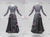 Black And White Satin Modern Latin Dance Costumes Salsa Clothes LD-SG2303