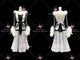 Black And White new style homecoming dance team gowns top best Smooth practice gowns beads BD-SG4530