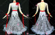 Black And White new collection homecoming dance team gowns casual waltz competition dresses chiffon BD-SG4562