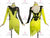 Black And Yellow Satin Harmony Latin Dance Costumes Paso Doble Costumes LD-SG2343