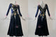 Black beautiful waltz performance gowns casual tango dance dresses wholesaler BD-SG3687
