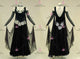 Black short waltz dance gowns beautiful Smooth competition gowns lace BD-SG4165