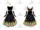 Black contemporary Smooth dancing costumes plus size ballroom champion costumes flower BD-SG3970