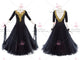 Black simple ballroom champion costumes newest ballroom dancing dresses producer BD-SG3448