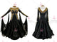 Black retail ballroom champion costumes lyrical homecoming dance gowns factory BD-SG3414