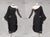 Black Flower Fashion Latin Dance Outfits Samba Gowns LD-SG2292