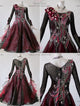 Black beautiful waltz performance gowns sparkling tango practice gowns store BD-SG3744