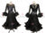 Black Juvenile Dancer Ballroom Smooth Costumes Swarovski Lace BD-SG3839