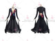 Black brand new waltz performance gowns inexpensive prom stage dresses feather BD-SG3785