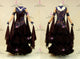Black classic waltz dance gowns female Standard champion dresses satin BD-SG4151