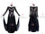 Black Wedding Ballroom Dance Dress Applique Costumes BD-SG3407