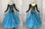 Black and Blue Ballroom Standard Competition Dress Viennese Waltz BD-SG3580
