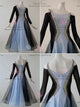 Black And Blue beautiful waltz performance gowns lyrical Smooth dance team gowns factory BD-SG3749