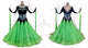 Black And Green big size tango dance competition dresses sparkly homecoming dancing gowns satin BD-SG3935