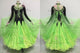 Black And Green casual prom dancing dresses big size waltz dancesport dresses provider BD-SG3609