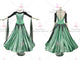 Black And Green retail ballroom champion costumes unique Smooth dancesport gowns supplier BD-SG3381