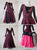Black and Pink Juvenile Swarovski Lace Ballroom Costumes Swing BD-SG3719