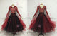 Black And Red casual prom dancing dresses crystal tango dancesport gowns promotion BD-SG3642