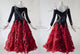 Black And Red casual prom dancing dresses feather ballroom dancing gowns shop BD-SG3650