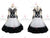 Black and White Cheap Hand-Tailored Design Ballroom Dance Clothes BD-SG3960