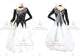 Black And White brand new waltz performance gowns personalized waltz stage dresses applique BD-SG3795